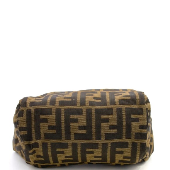 💯AUTH FENDI ZUCCA LARGE CLUTCH POUCH TOILETRY TRAVEL BAG LIKE NEW NYLON FOLDABLE - Picture 12 of 15